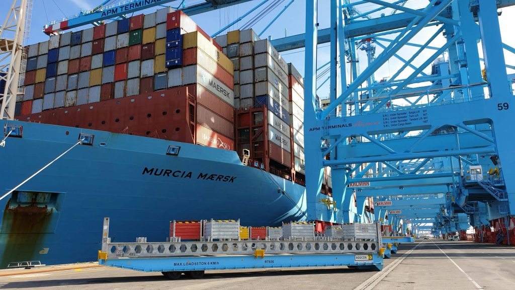 fret maritime vers l'Afrique